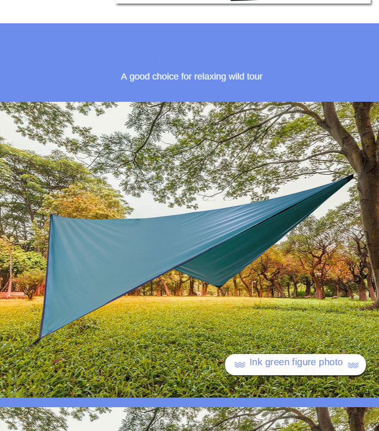 Cheap Goat Tents HOT Tent Outdoor Multifunctional Hammock Camping Mat Waterproof Sunscreen Rhombic Plaid Tent Beach Tent  Party Tents 